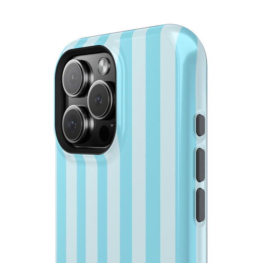 Aqua Tide Stripe Tough Case