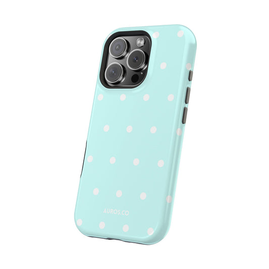 Frosty Mint Dot MagSafe Case