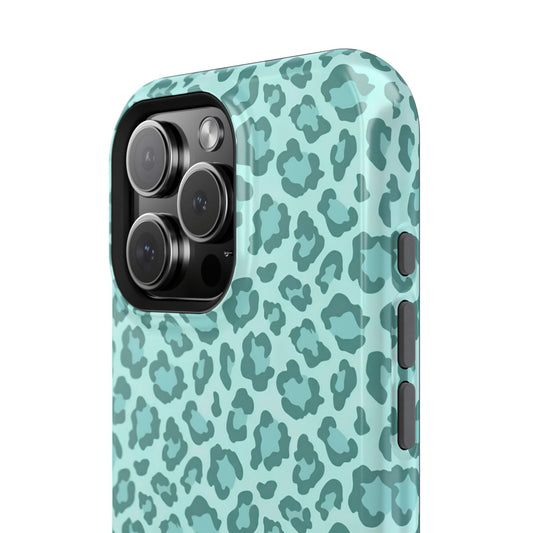 Teal Leopard Tough Case