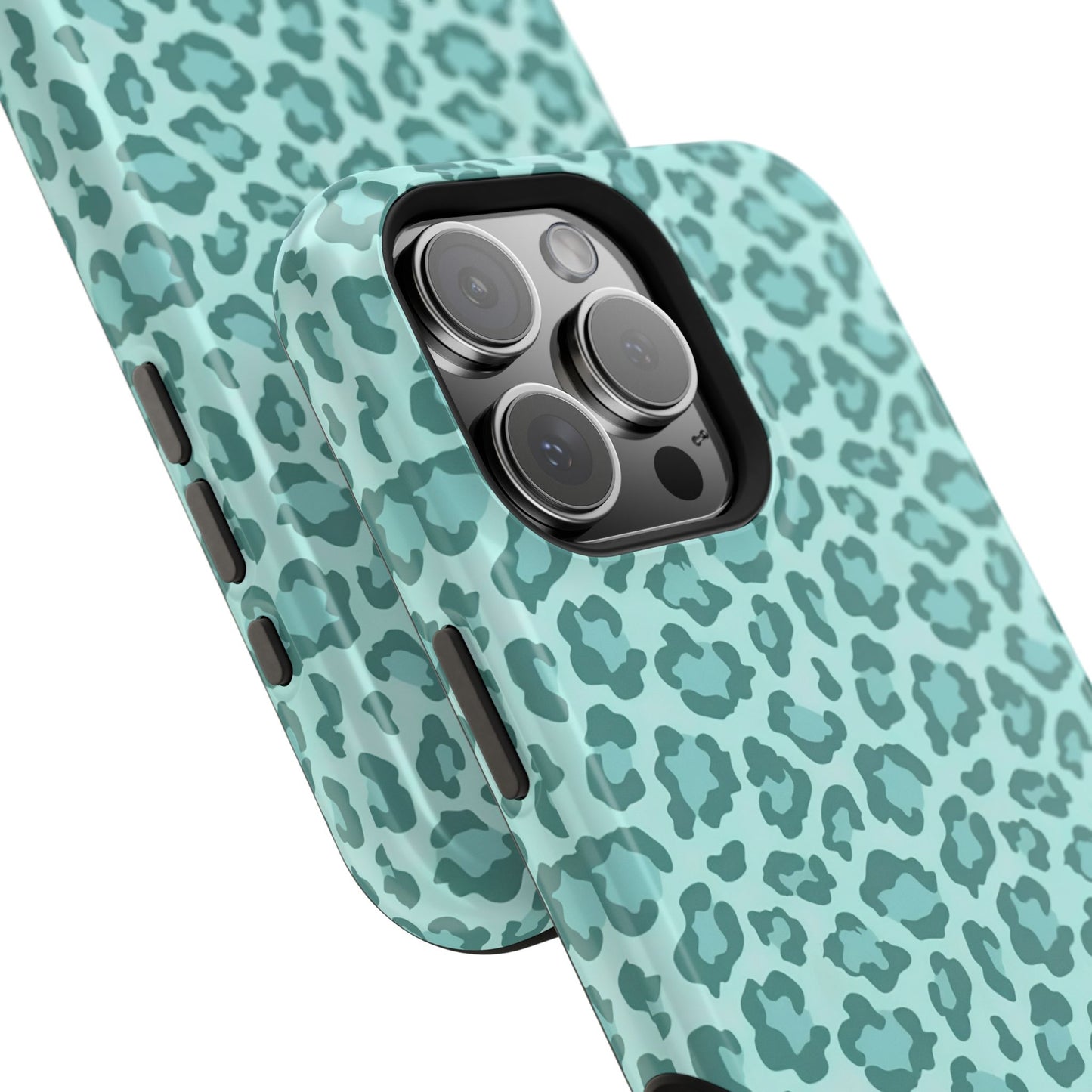 Teal Leopard Tough Case