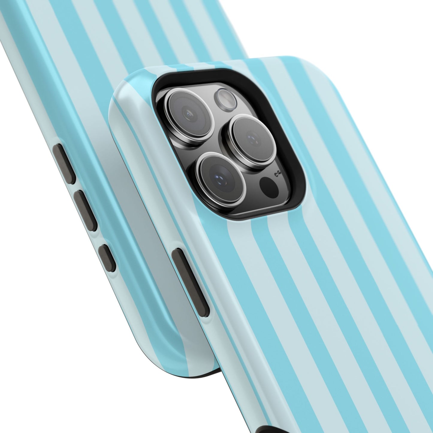 Aqua Tide Stripe Tough Case