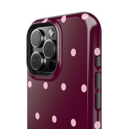 Cherry Mocha Dot Tough Case