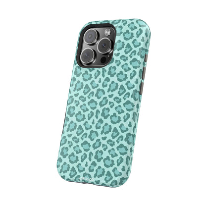 Teal Leopard MagSafe Case