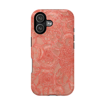 Coral Beaded MagSafe Case