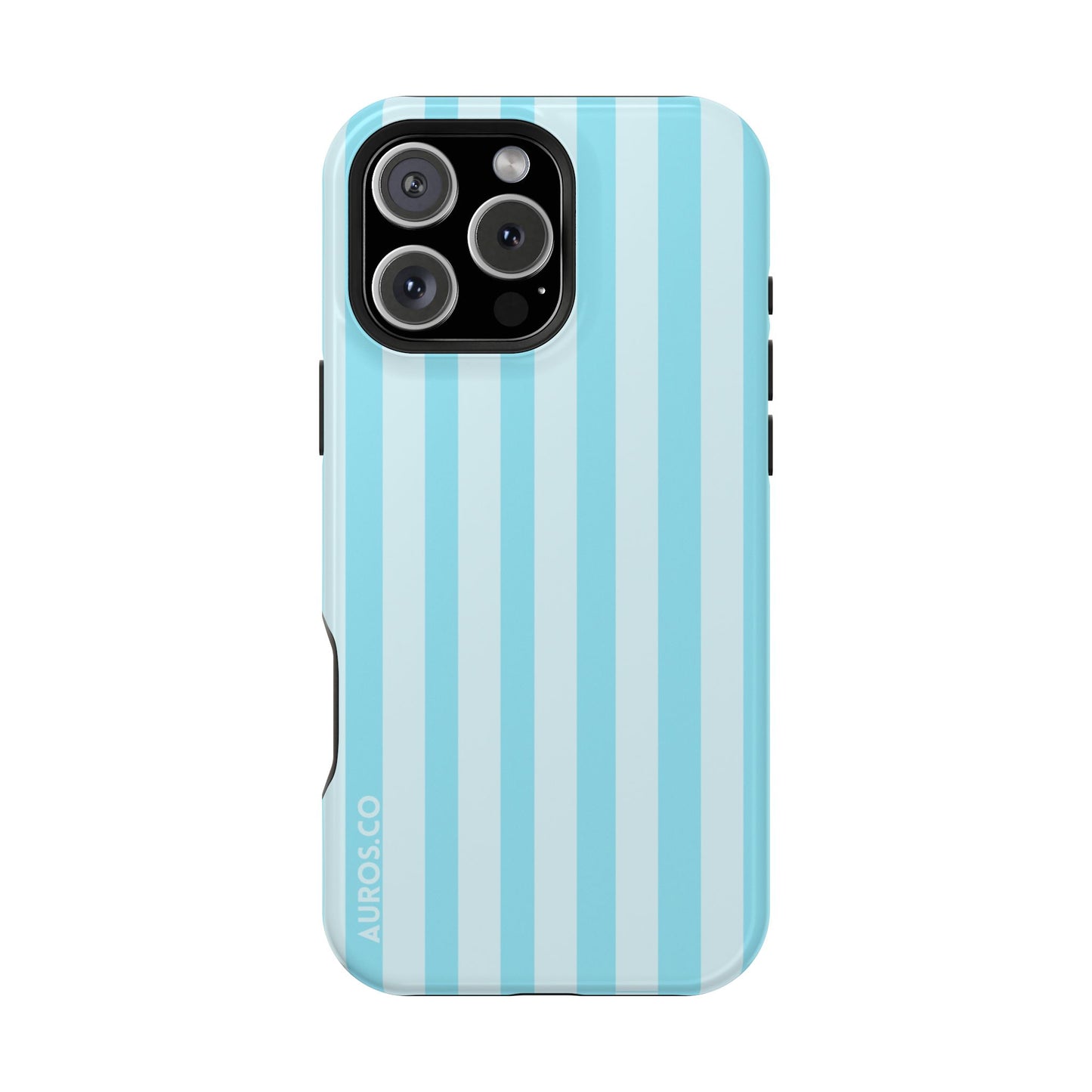 Aqua Tide Stripe Tough Case