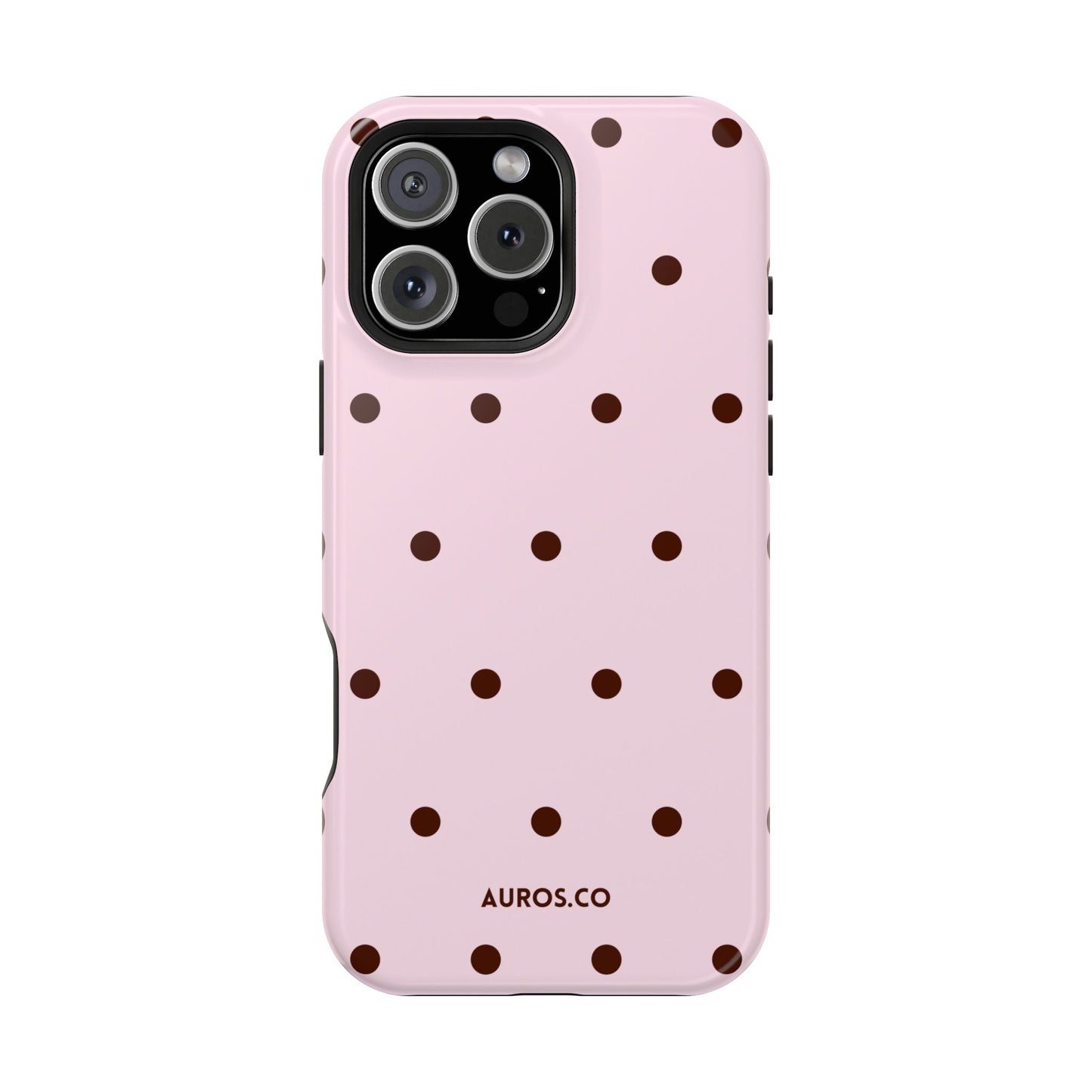 Pink Cocoa Dot Tough Case