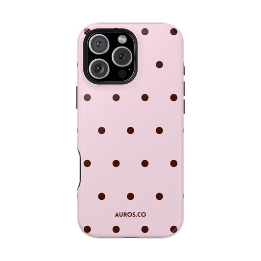 Pink Cocoa Dot Tough Case