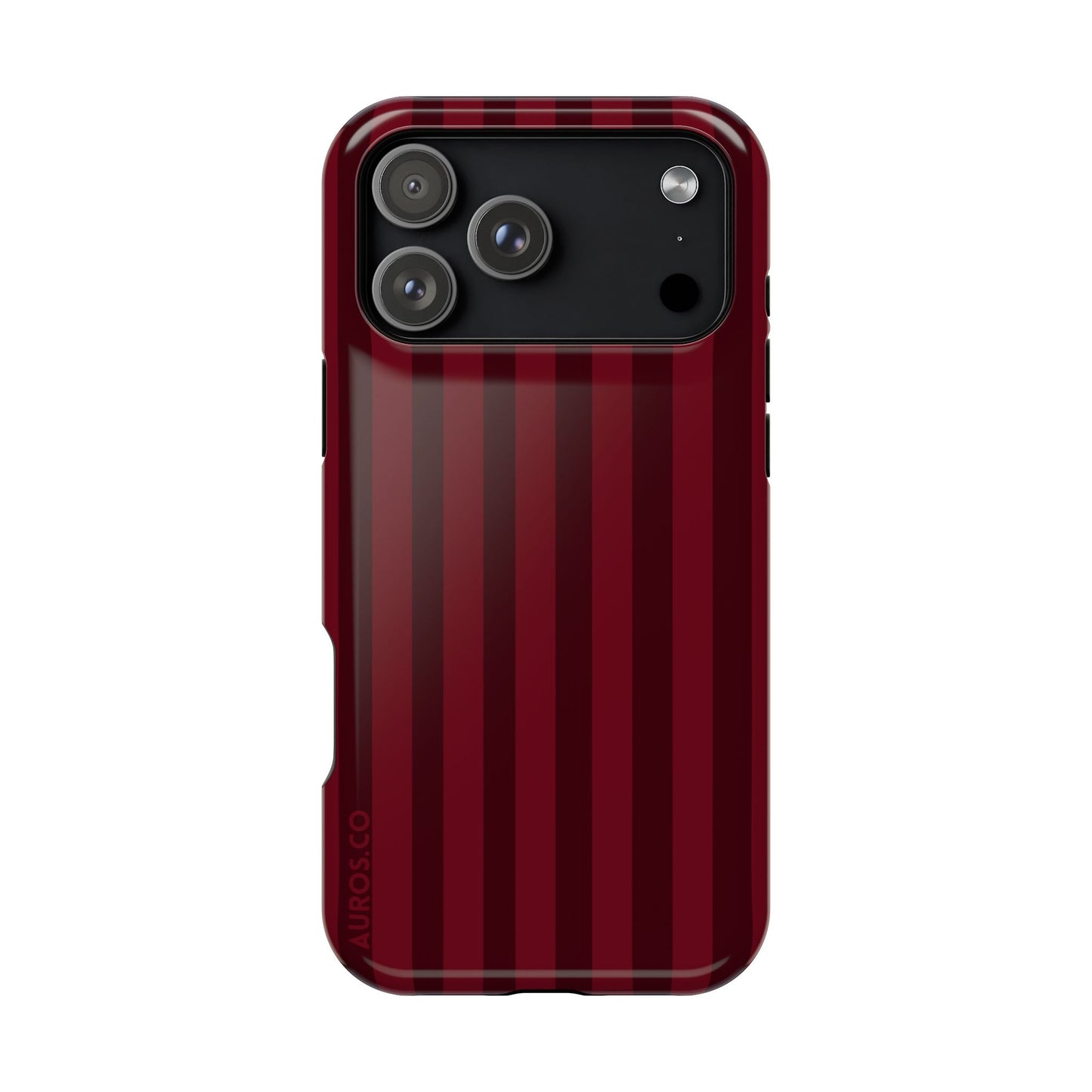 Cherry Merlot Stripe MagSafe Case