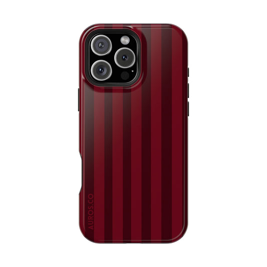 Cherry Merlot Stripe Tough Case
