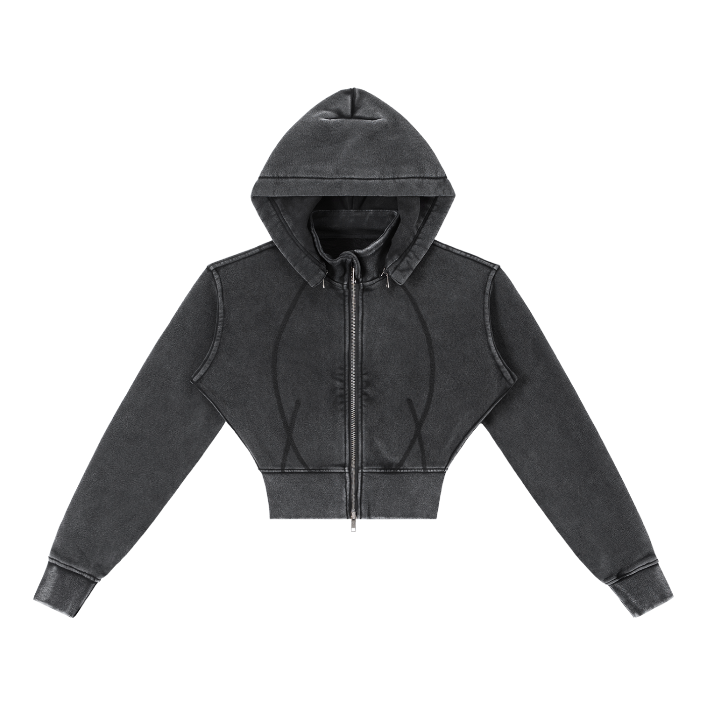 Vintage Washed Cropped Fleece