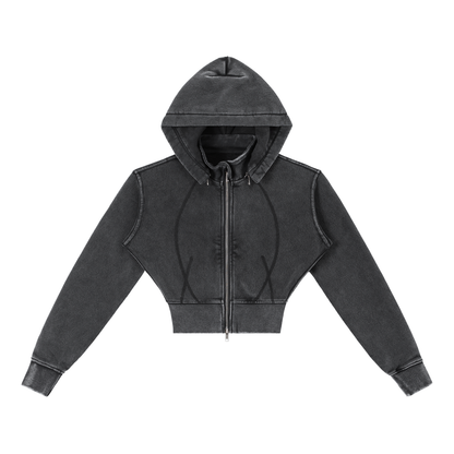 Vintage Washed Cropped Fleece