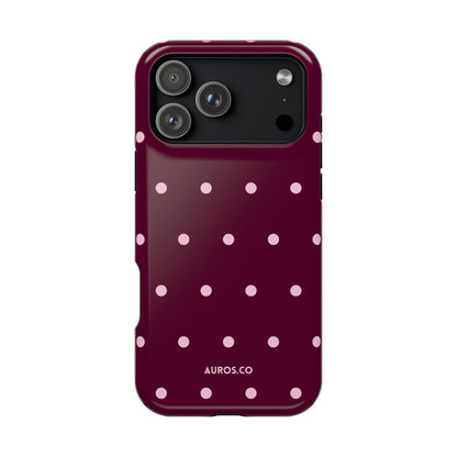 Cherry Mocha Dot MagSafe Case