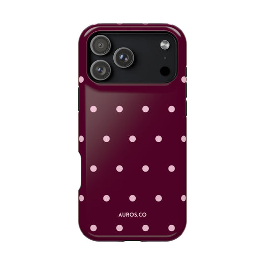 Cherry Mocha Dot MagSafe Case