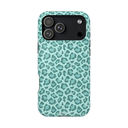 Teal Leopard MagSafe Case