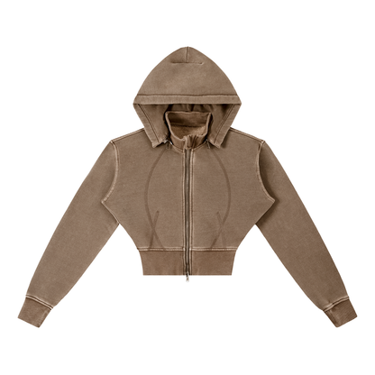 Vintage Washed Cropped Fleece