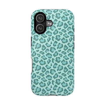 Teal Leopard MagSafe Case