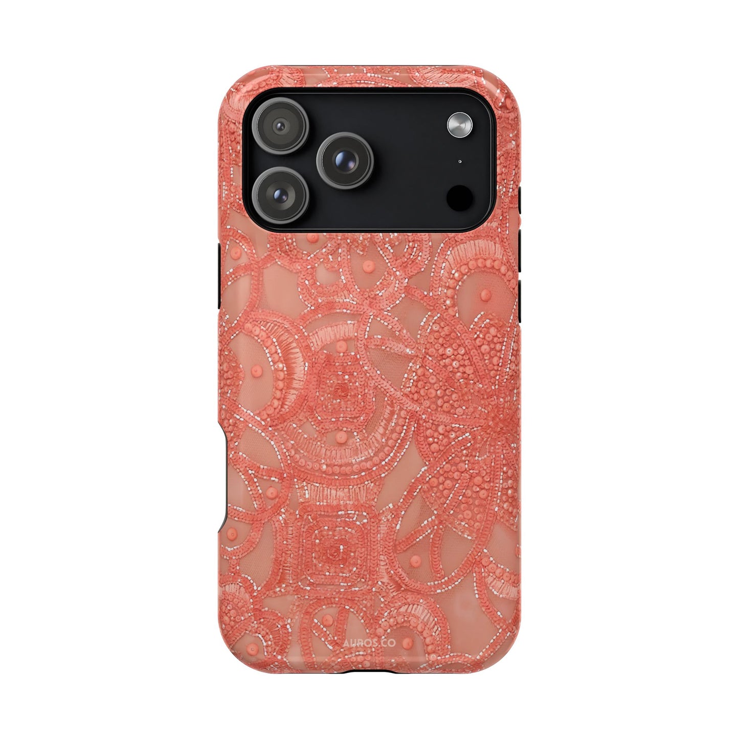 Coral Beaded MagSafe Case