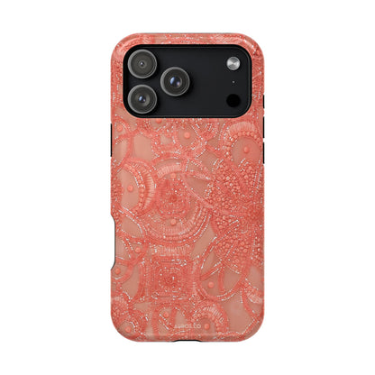 Coral Beaded MagSafe Case