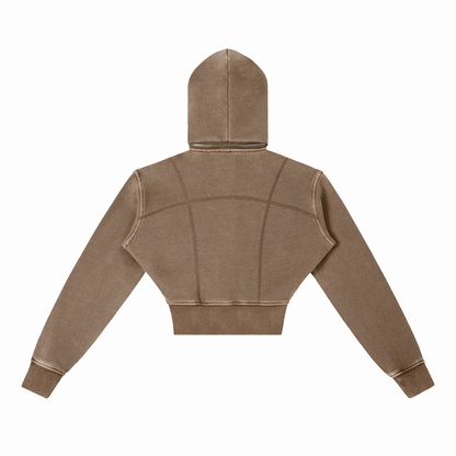 Vintage Washed Cropped Fleece