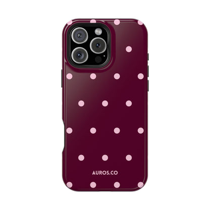 Cherry Mocha Dot Tough Case