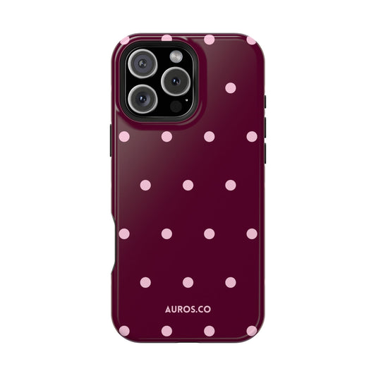 Cherry Mocha Dot Tough Case