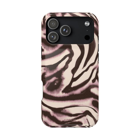 Mauve Zebra MagSafe Case
