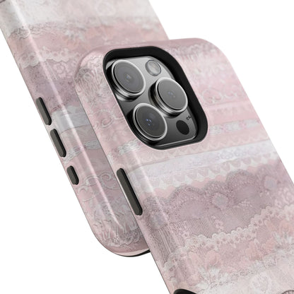 Pink Layers Lace Tough Case
