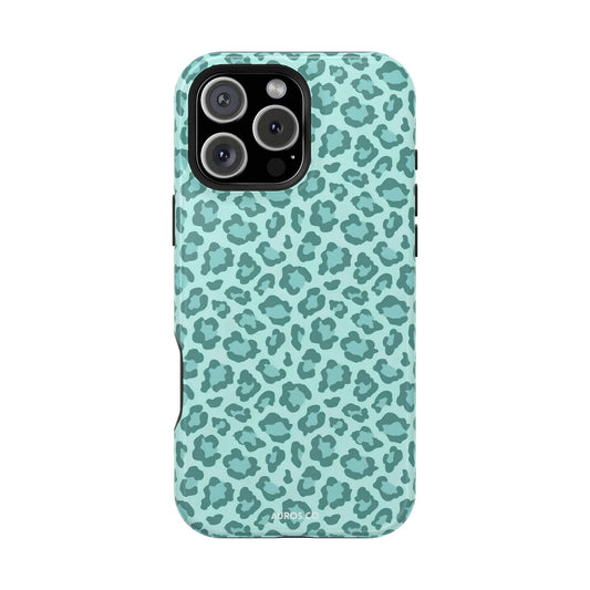 Teal Leopard Tough Case