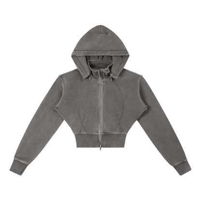 Vintage Washed Cropped Fleece