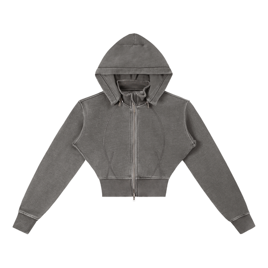 Vintage Washed Cropped Fleece